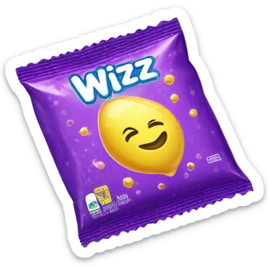 Wizz Fizz packet sticker