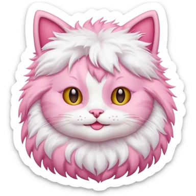  pink cat cutecore sticker