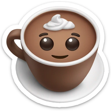 Hot chocolate  sticker