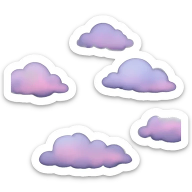 Romantic night sky good night  sticker