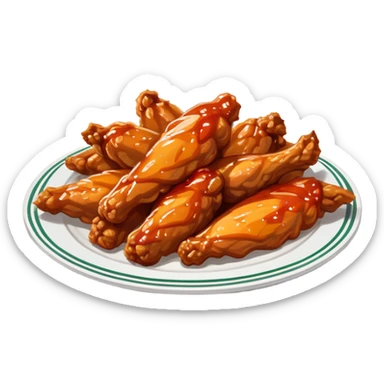Wingstop sticker