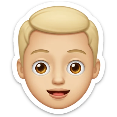 Silly included face sticker