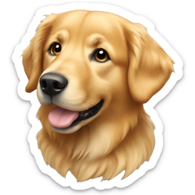 Golden retriever mix sticker