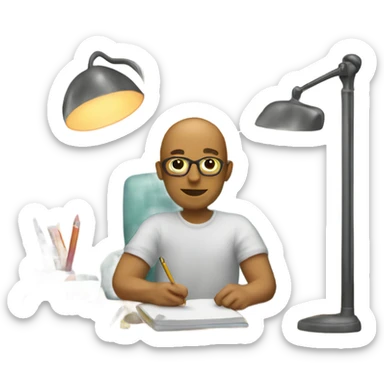 workspace for my journal sticker