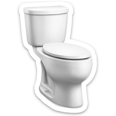 Ski idk toilet  sticker