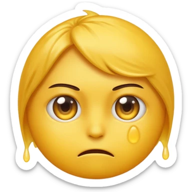 hard working emoji sticker