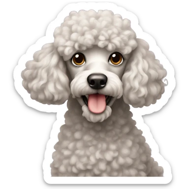 Poodle  sticker