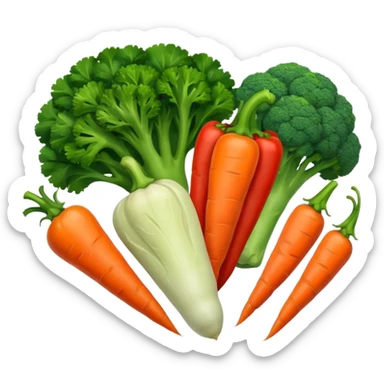 vegerable mix sticker