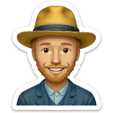 van gogh sticker