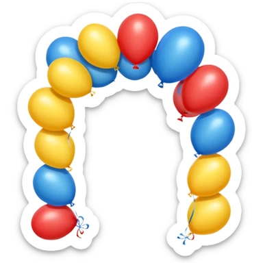 balloon arch sticker