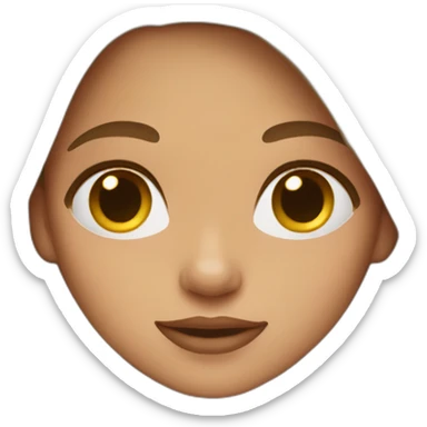 light skin girl in long brown hair with macbook sticker