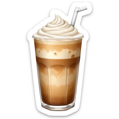 aesthetic iced latte sticker