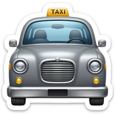 grey taxi sticker
