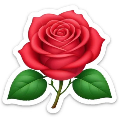 Uma bela rosa sticker