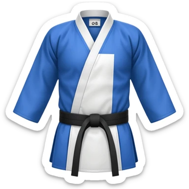 martial arts clothes sticker