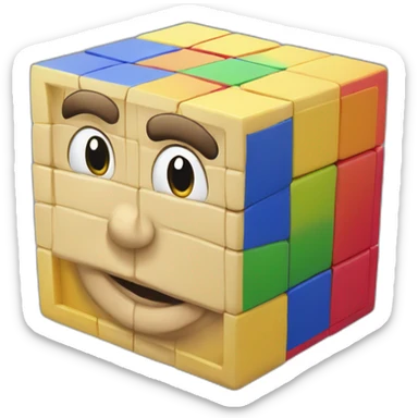 Cubo rubik sticker