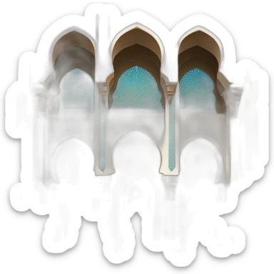 Hassan II Mosque Moroccan sticker