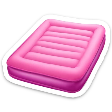 Air mattress pink sticker