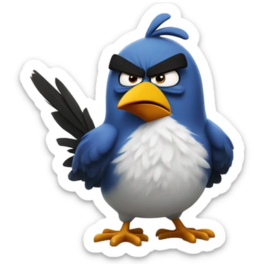 angry birds sticker