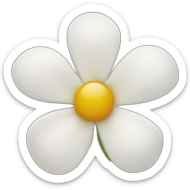 Sugar flower sticker