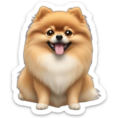 bidetflying-pomeranian  Download emoji ai generated emoji sn sticker
