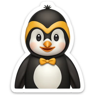 Pingouin humain sticker