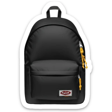 Sac à dos eastpak noir classique  sticker