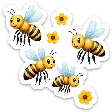 Bees sticker