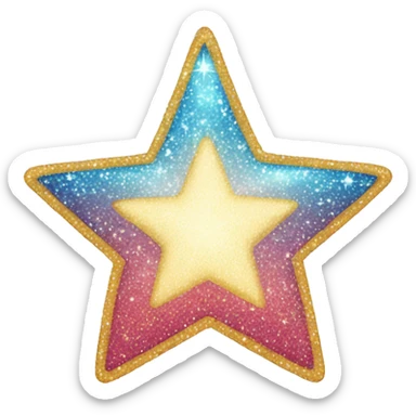 sparkles stars sticker