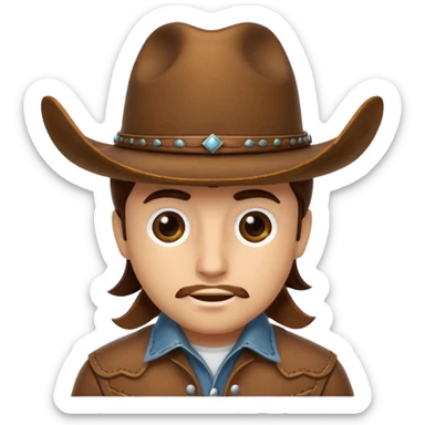 Cowboy hat sticker