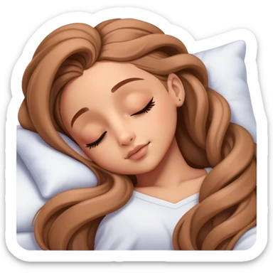 Ariana Grande sleeping sticker