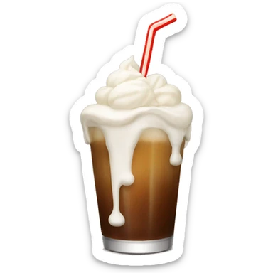 Root beer float  sticker
