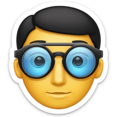 tech glasses sticker