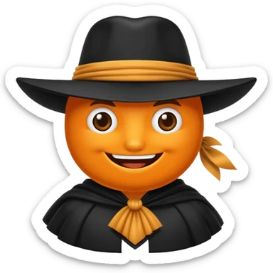 Diseña un Zorro saludando  sticker