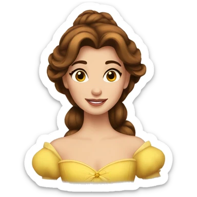 Princess belle  sticker