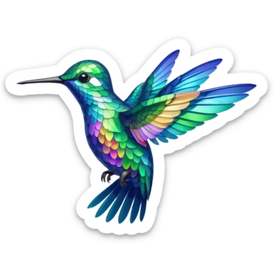 Hummingbird sticker