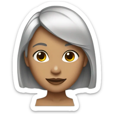 piel hidratada de mujer sticker