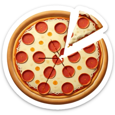Pizza carre sticker