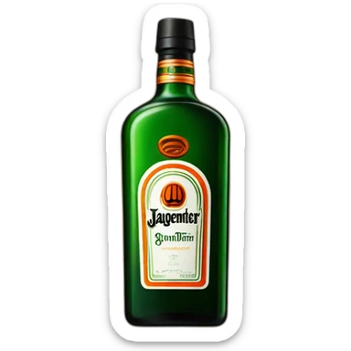 jagermeister bottle sticker