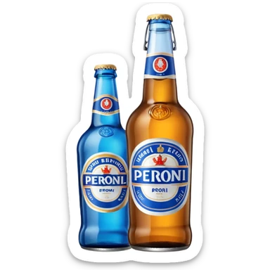 PERONI BOTTLE unbranded sticker