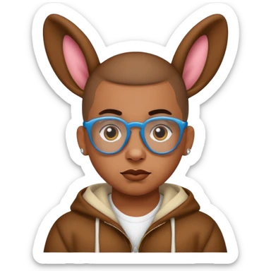 Bad bunny sticker