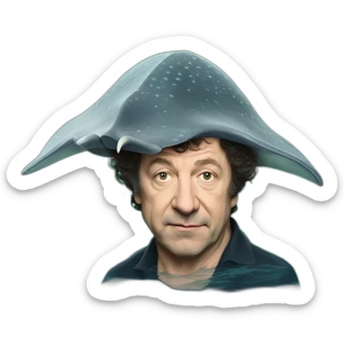 stephen rea as a sting ray sticker