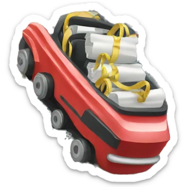 rollercoaster with money sticker