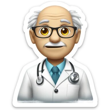 A medical doctor troll  sticker