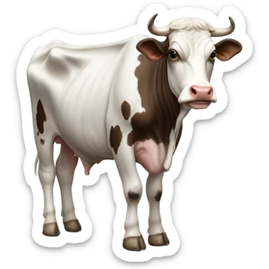 Full body Brahman cow sticker