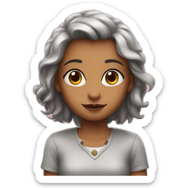 Girl in Gibri movie sticker