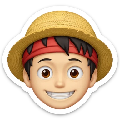 Create luffy emojis sticker