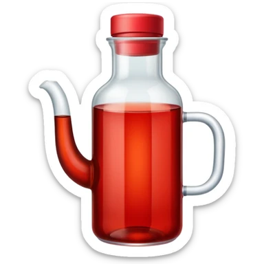 bottled red tea sticker