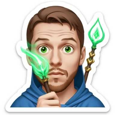 Veiled Spellcaster sticker