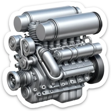 Formula car engine sticker